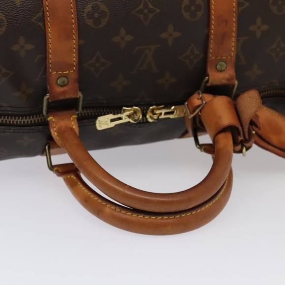 LOUIS VUITTON Monogram Keepall Bandouliere 55 Boston Bag M41414 LV Auth 88923 - Picture 7 of 16